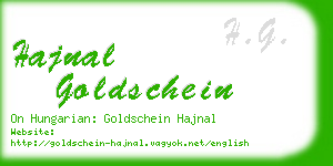 hajnal goldschein business card